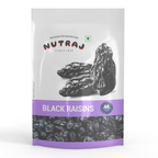 Nutraj Dried Black Raisins | Grocsy