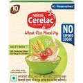 Nestle Cerelac Baby Cereal with Milk - Wheat-Rice Mixed Veg, From 10 to 24 Months | Grocsy