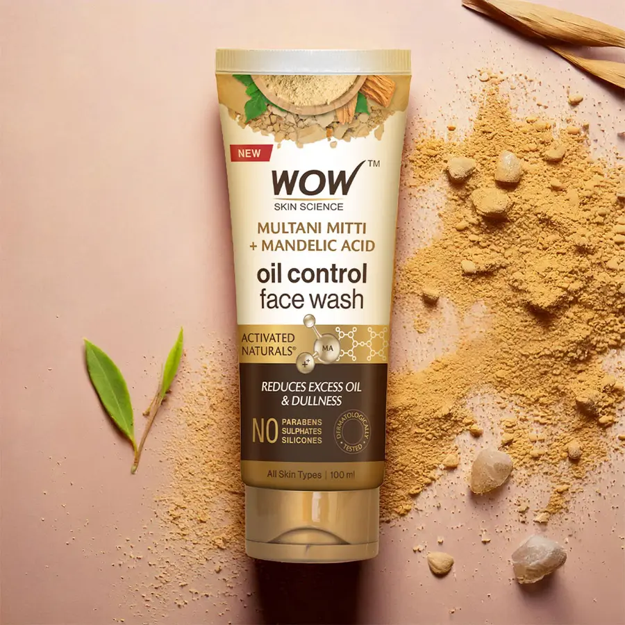Wow Skin Science Purifying Multani Mitti Face Wash | Grocsy