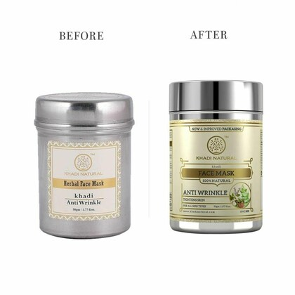 Khadi Natural Anti Wrinkle Herbal Face Mask | Grocsy