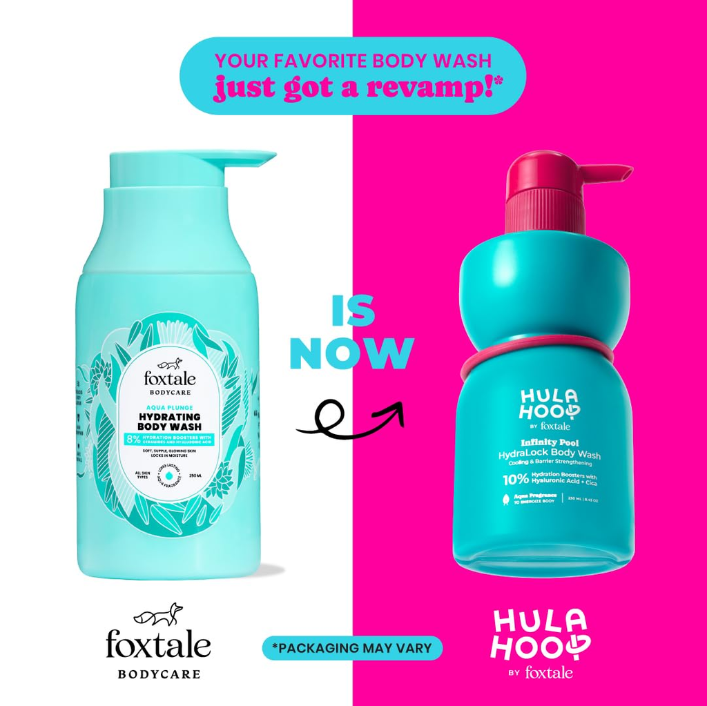 Foxtale Hydrating Body Wash With Hyaluronic Acid & Ceramides Locks In Moisture Reduces Body Odour | Grocsy