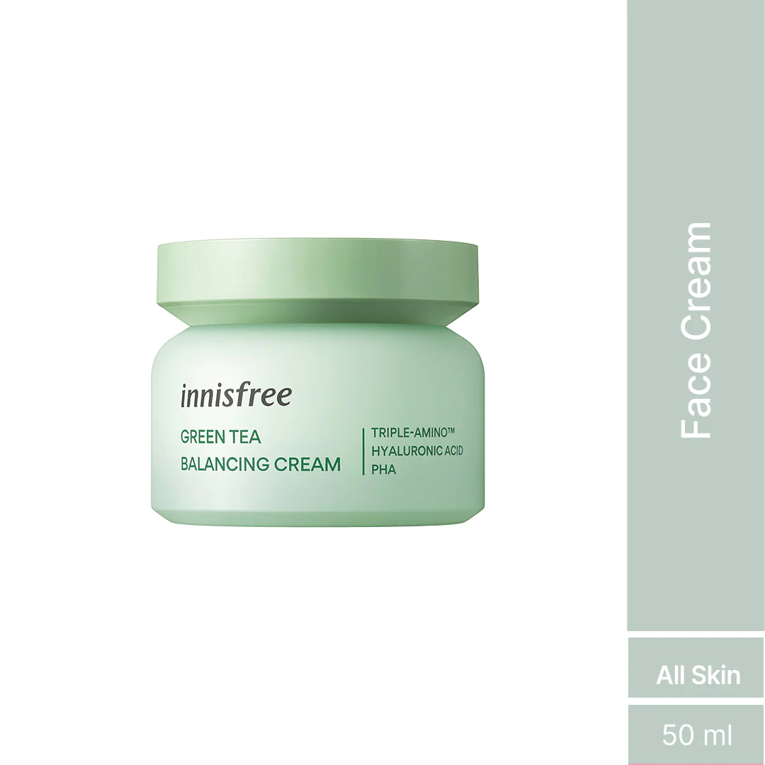 Innisfree Green Tea Balancing Cream EX | Grocsy