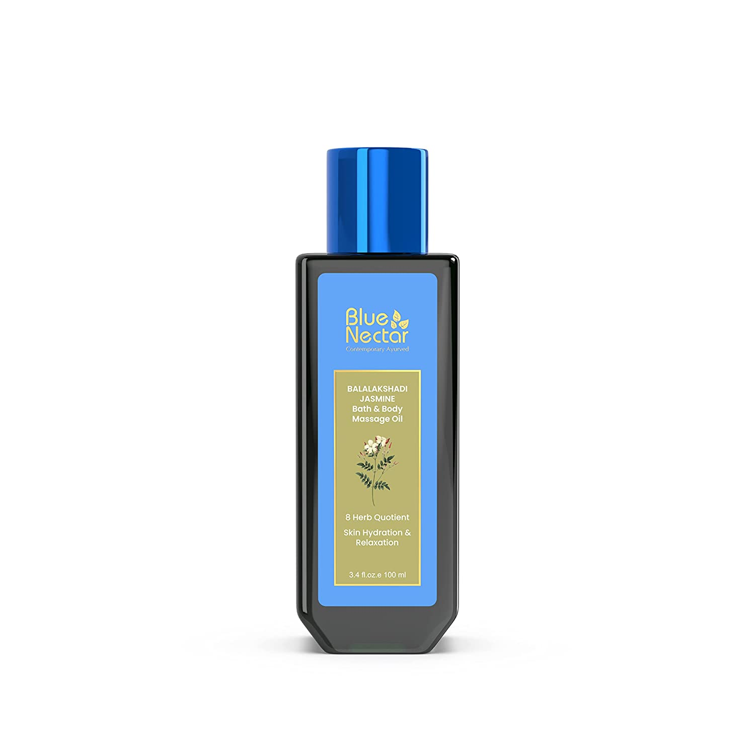 Blue Nectar Balalakshadi Jasmine Bath & Body Massage Oil | Grocsy