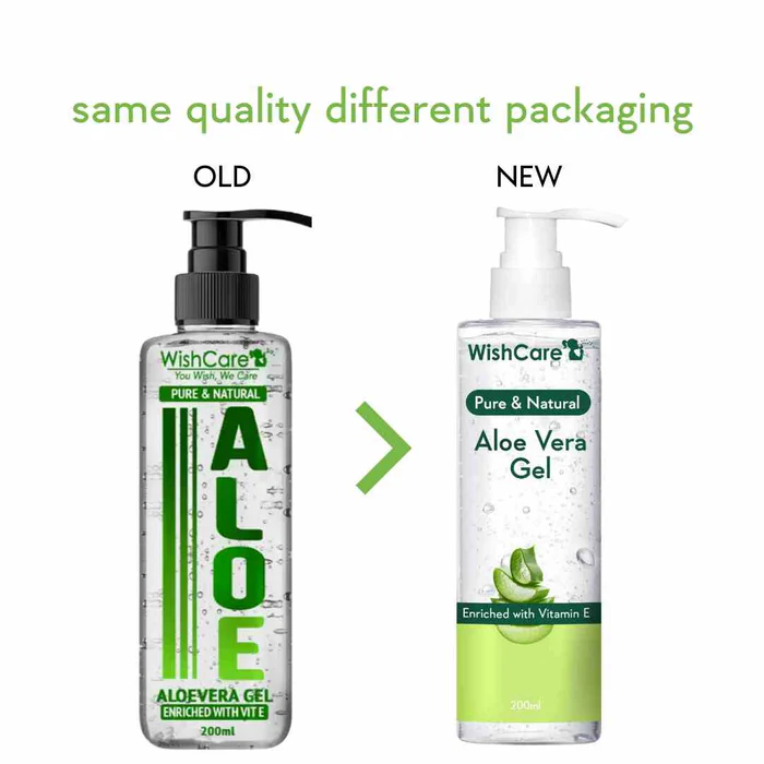 Wishcare Pure & Natural Aloe Vera Gel | Grocsy