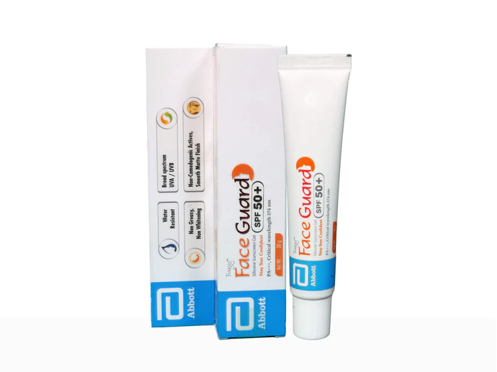 Tvaksh Face Guard Sunscreen Gel SPF 50+ | Grocsy