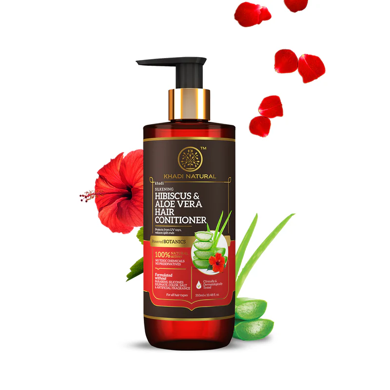 Khadi Natural Hibiscus & Aloe Vera Hair Conditioner | Grocsy