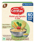 Nestle Cerelac Baby Cereal With Milk - Khichdi With Vegetables & Ghee | Grocsy