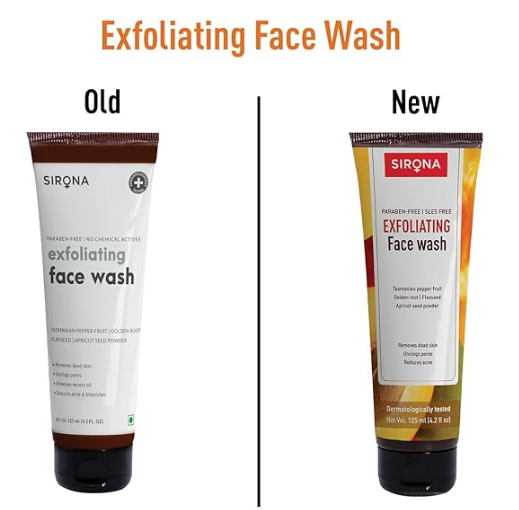 Sirona Exfoliating Face Wash | Grocsy