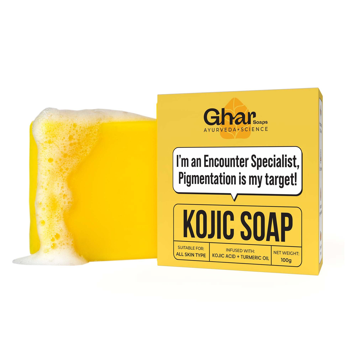 Ghar Soaps Kojic Acid 2% Soap with Niacinamide | Grocsy
