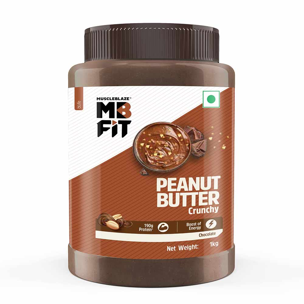 MuscleBlaze Chocolate Peanut Butter-Crunchy