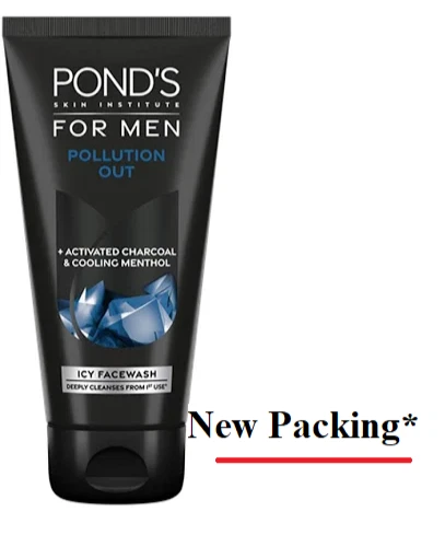 Ponds Men Pollution Out Face Wash For Deep Clean & Men Energy Bright Face Wash For Instant Brightness Combo | Grocsy