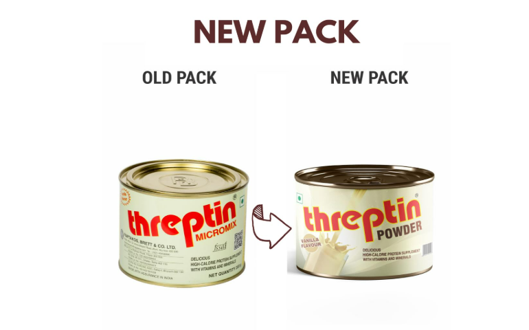 Threptin Micromix High Protein Milk Addon - 200 g (Vanilla) | Grocsy