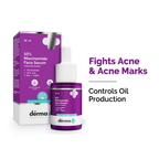 The Derma Co 10% Niacinamide Face Serum For Acne Marks & Acne Prone Skin | Grocsy