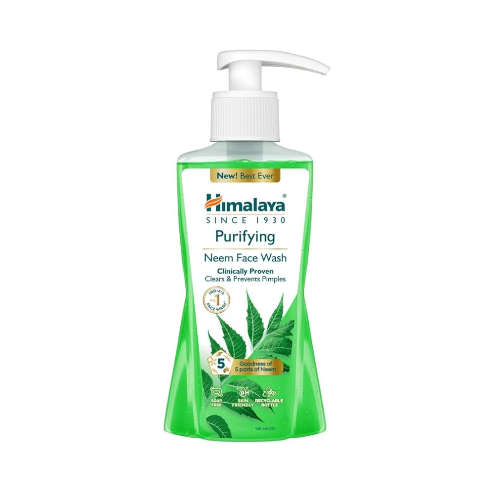 Himalaya Herbals Purifying Neem Face Wash | Grocsy