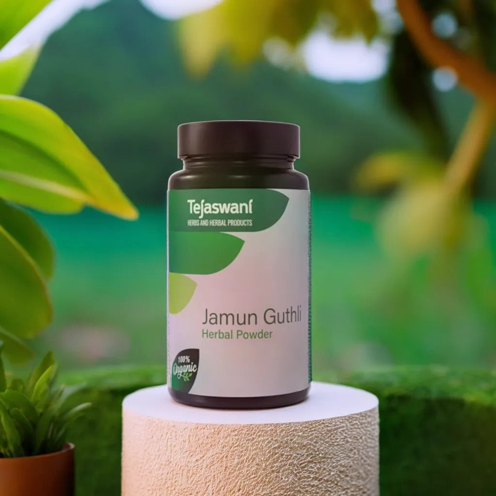 Tejaswani Herbs and Herbal Products Jamun Guthli Powder | Grocsy