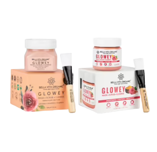 Bella Vita Organic New Age Ayurveda Glowey Mask + Scrub + Cleanse | Grocsy