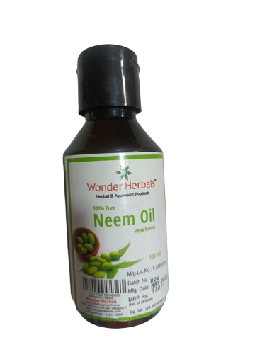 Wonder Herbals Nimba Thailam (Neem Oil) | Grocsy