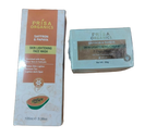 Prisa Organics Saffron &amp; Papaya Lightening Face Wash and Saffron &amp; Papaya Skin Lightening Face Cream Combo | Grocsy