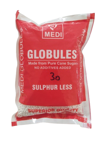 Medi Homeopathy Globules/ Blank Pellets (Size 30) | Grocsy