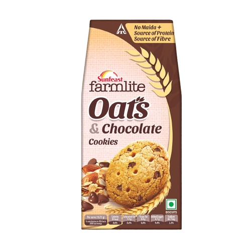 Sunfeast Farmlite Active Oats And Chocolate Cookies