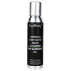 Ecoberry Bhringaraj Curry Leaves Indian Gooseberry Hair Darkening Oil | Grocsy
