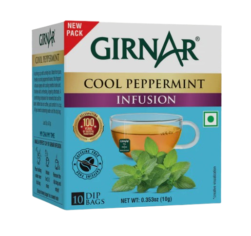 Girnar Cool Peppermint Herbal Infusion | Grocsy