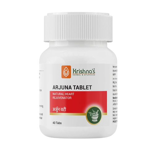 Krishna's Herbal & Ayurveda Arjuna Tablets | Grocsy