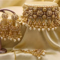 Jewel City Exquisite Kundan Choker Necklace Set | Grocsy