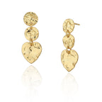 Gold-Polished Crescent Hoop Earring For Women - Wahe Jewels - Swadesiicart