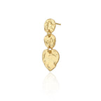 Gold-Polished Crescent Hoop Earring For Women - Wahe Jewels - Swadesiicart