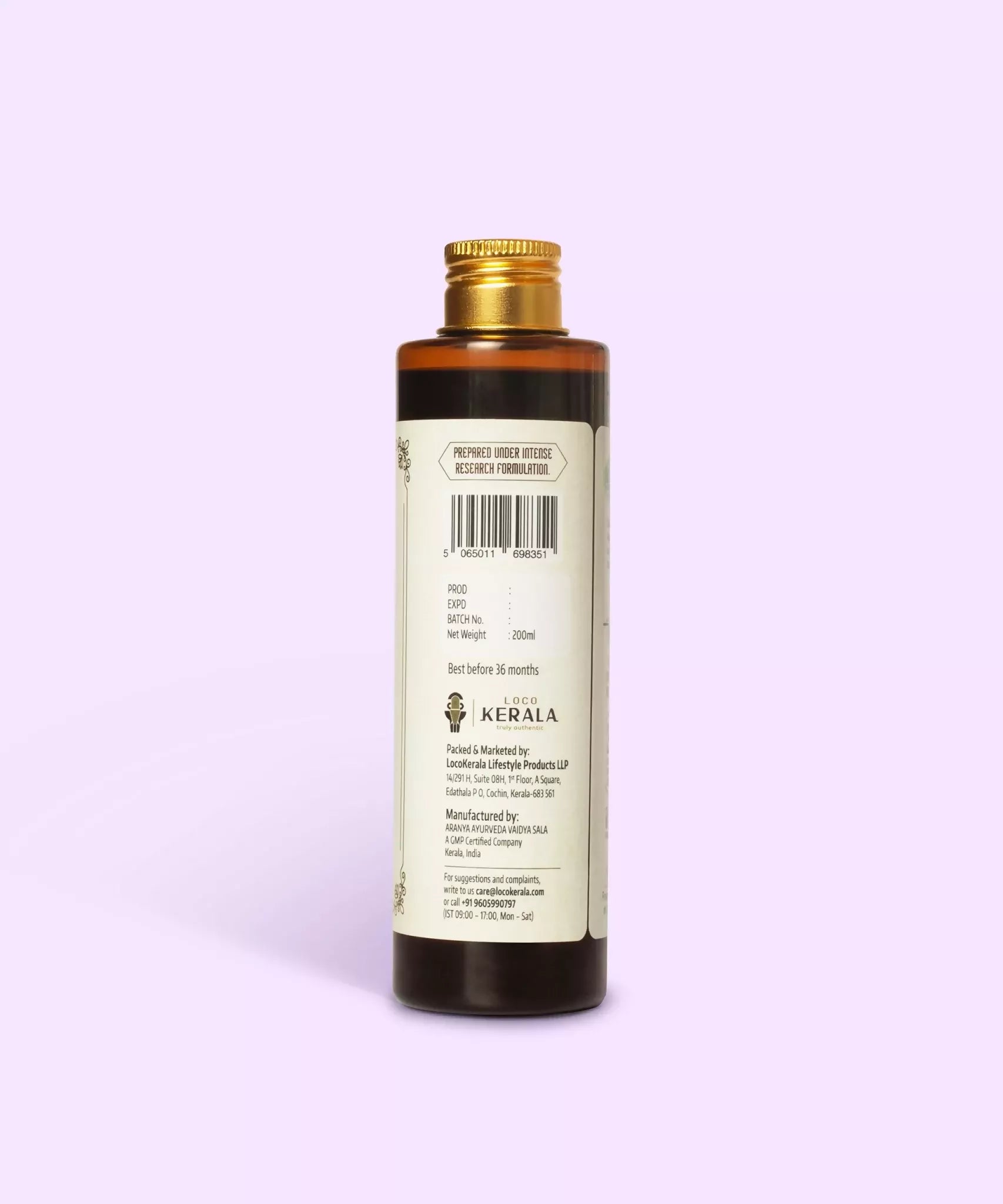 LocoKerala Fairlox Advanced Hair Oil – Ayurvedic Elixir for Strong & Vibrant Hair | Grocsy