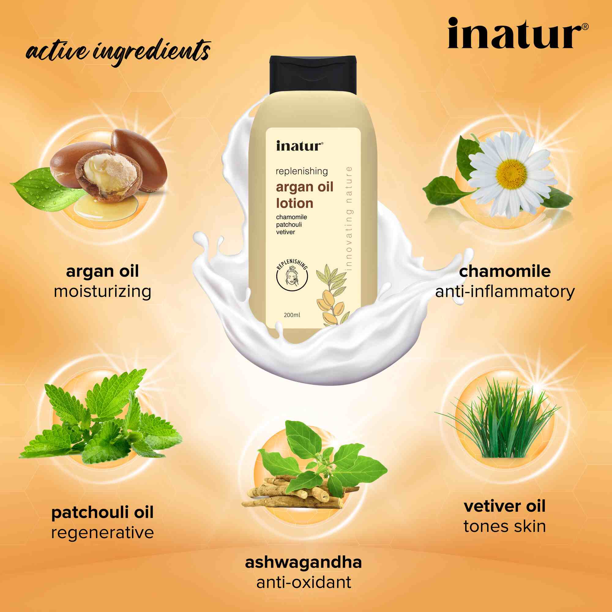 Inatur Organic Argan Oil Lotion | Grocsy