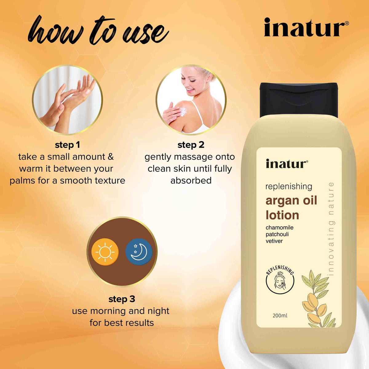 Inatur Organic Argan Oil Lotion | Grocsy