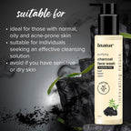 Inatur Charcoal Face Wash | Grocsy