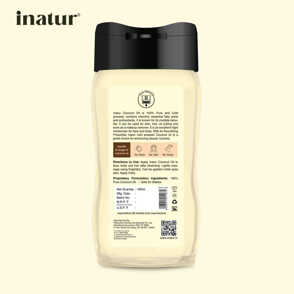 Inatur Coconut Oil | Grocsy