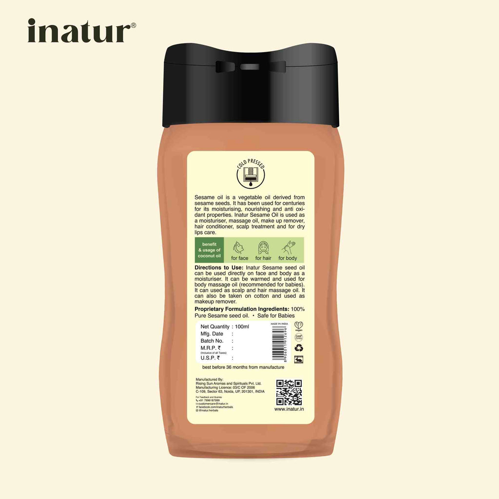 Inatur Sesame Til Oil | Grocsy