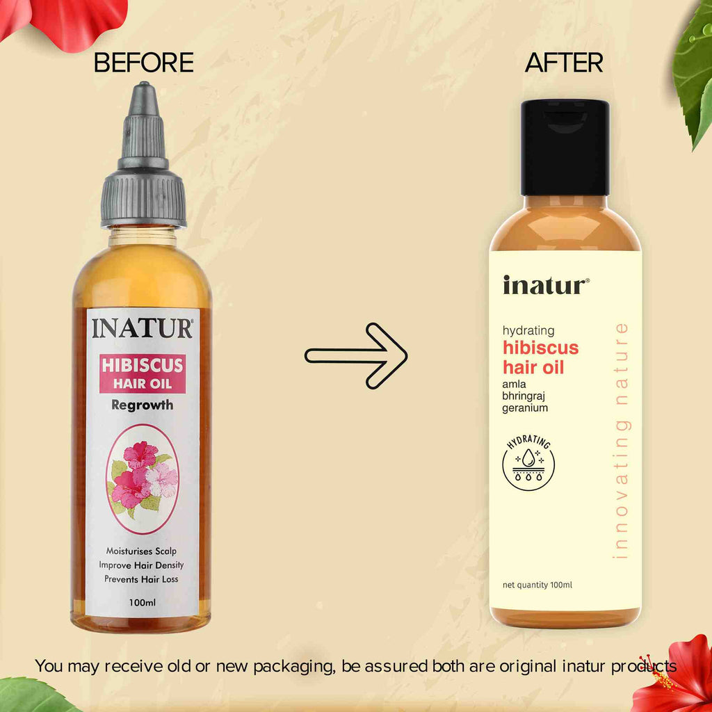 Inatur Hibiscus Hair Oil | Grocsy