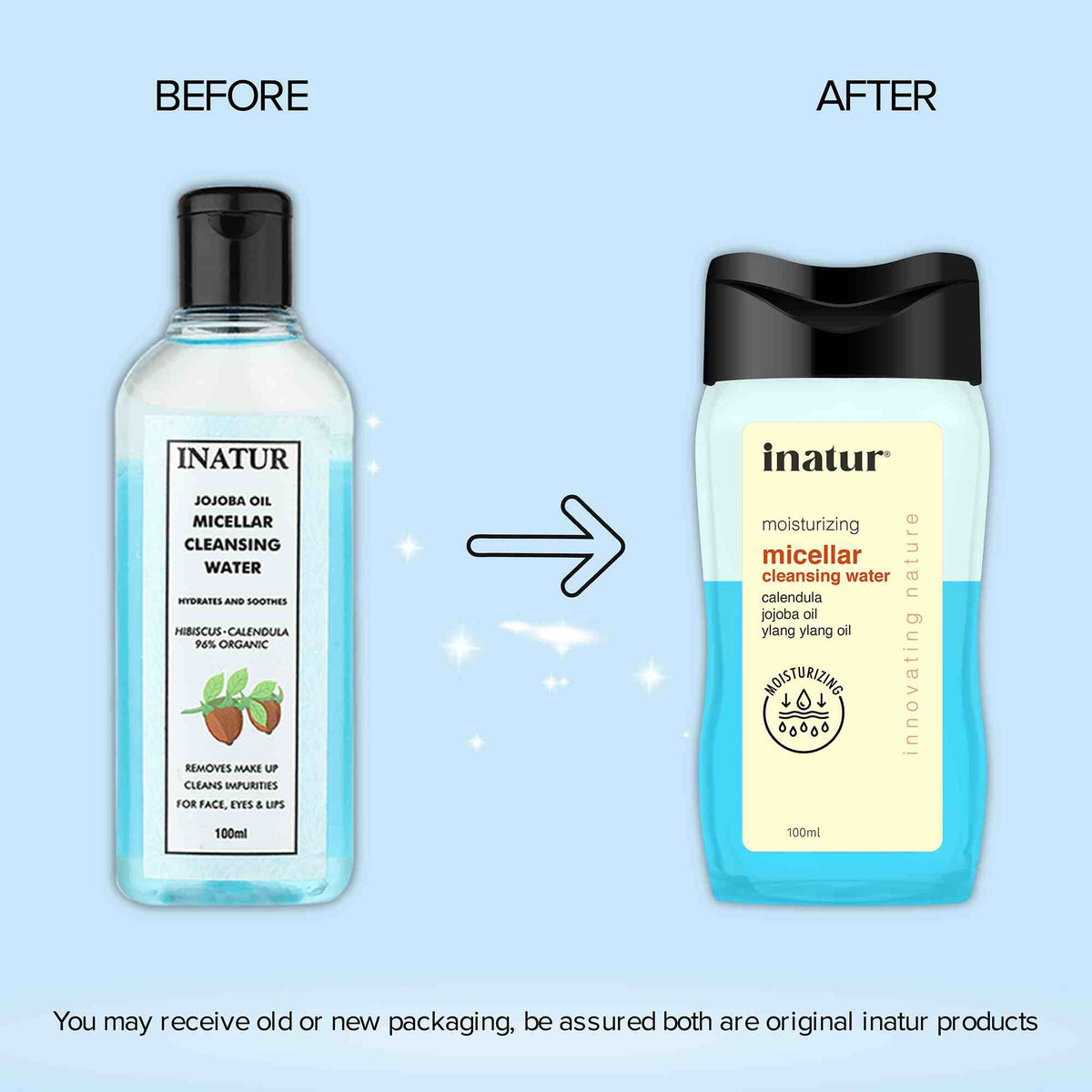 Inatur Jojoba OIl Micellar Cleansing Water | Grocsy