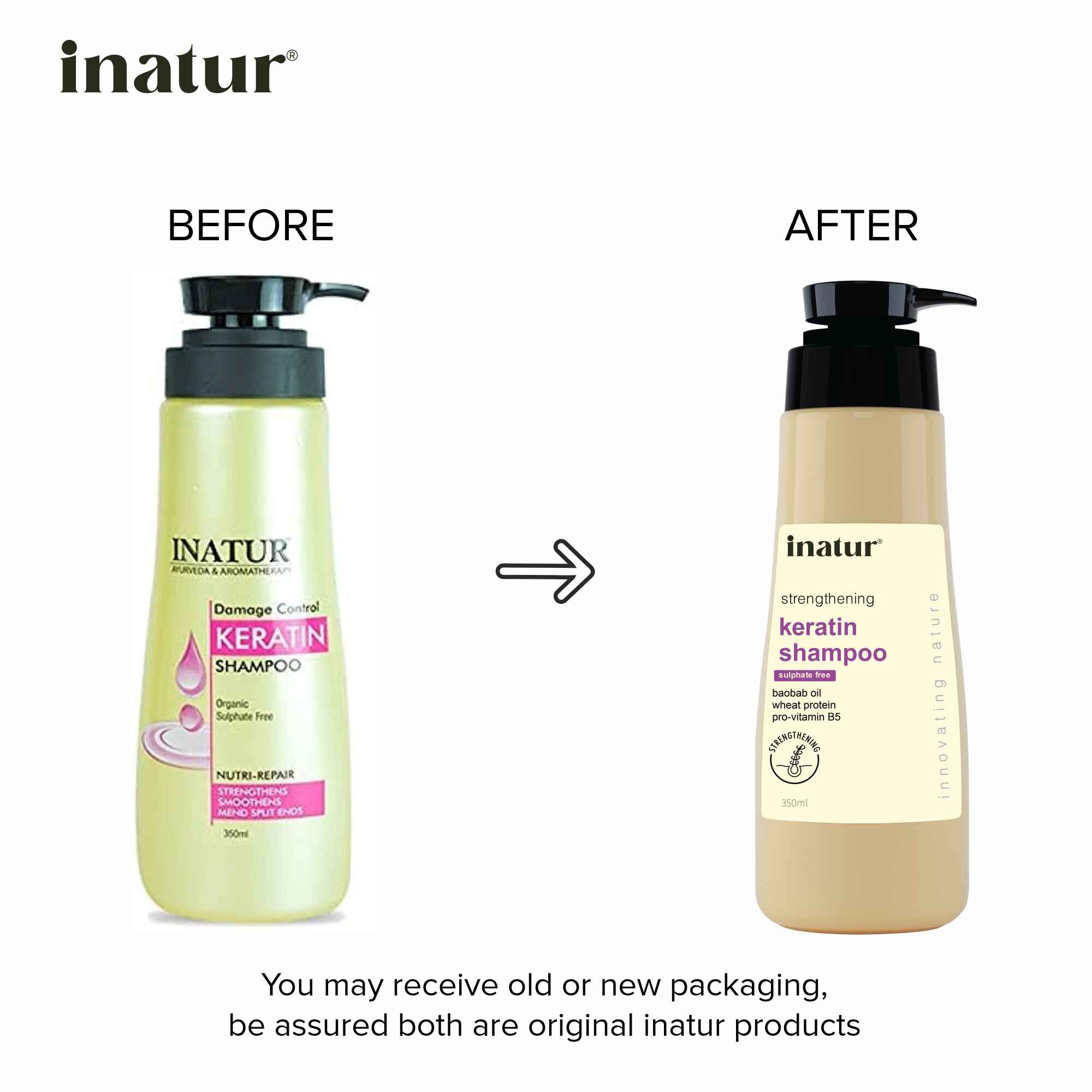 Inatur Damage Control Keratin Shampoo | Grocsy