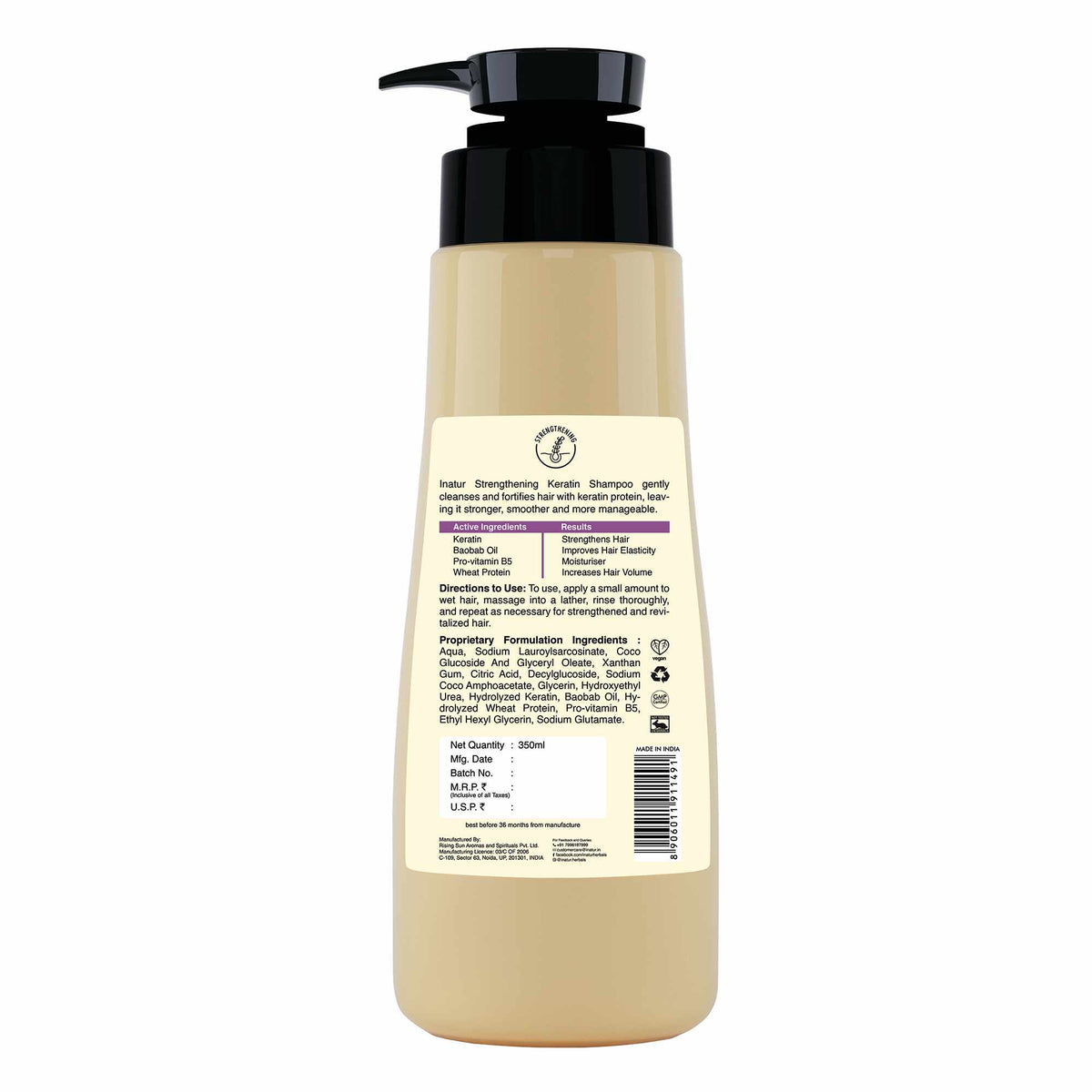 Inatur Damage Control Keratin Shampoo | Grocsy