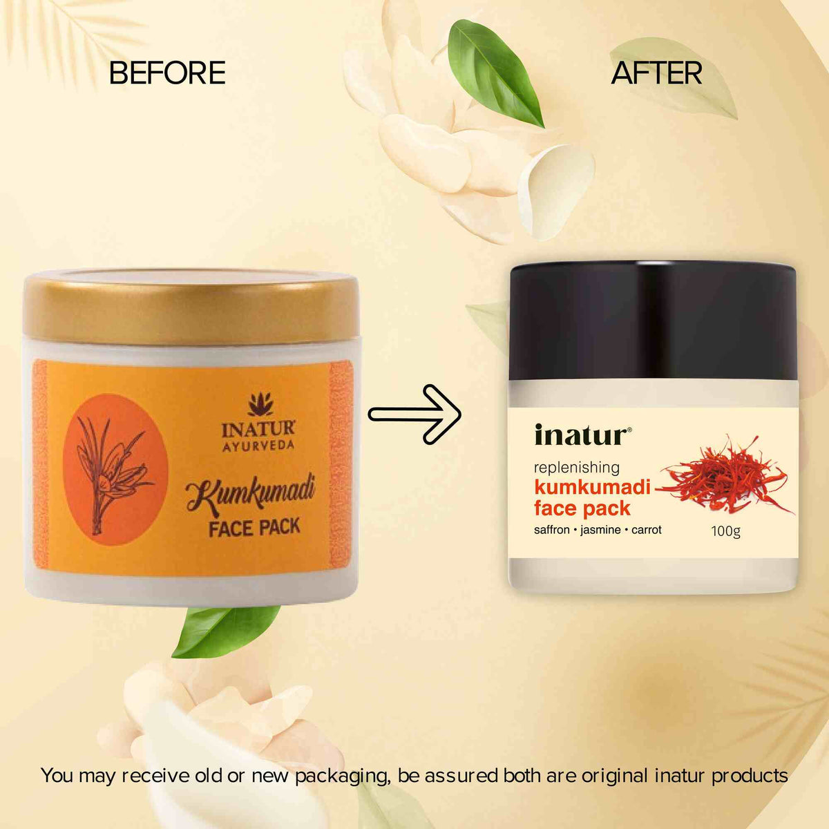 Inatur Kumkumadi Face Pack | Grocsy