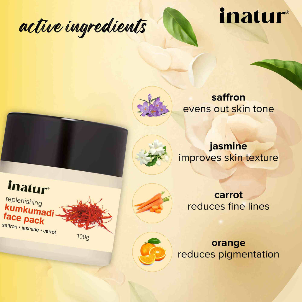 Inatur Kumkumadi Face Pack | Grocsy