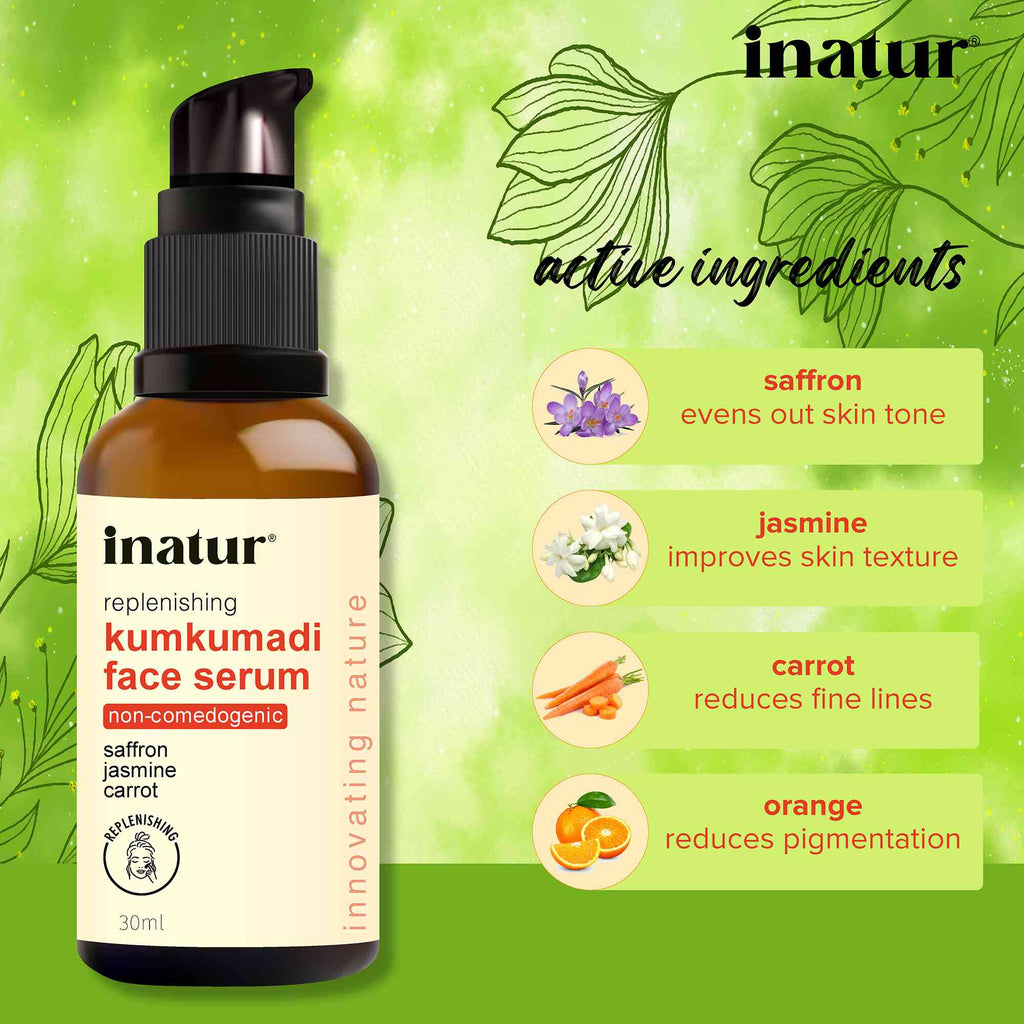 Inatur Kumkumadi Facial Serum | Grocsy