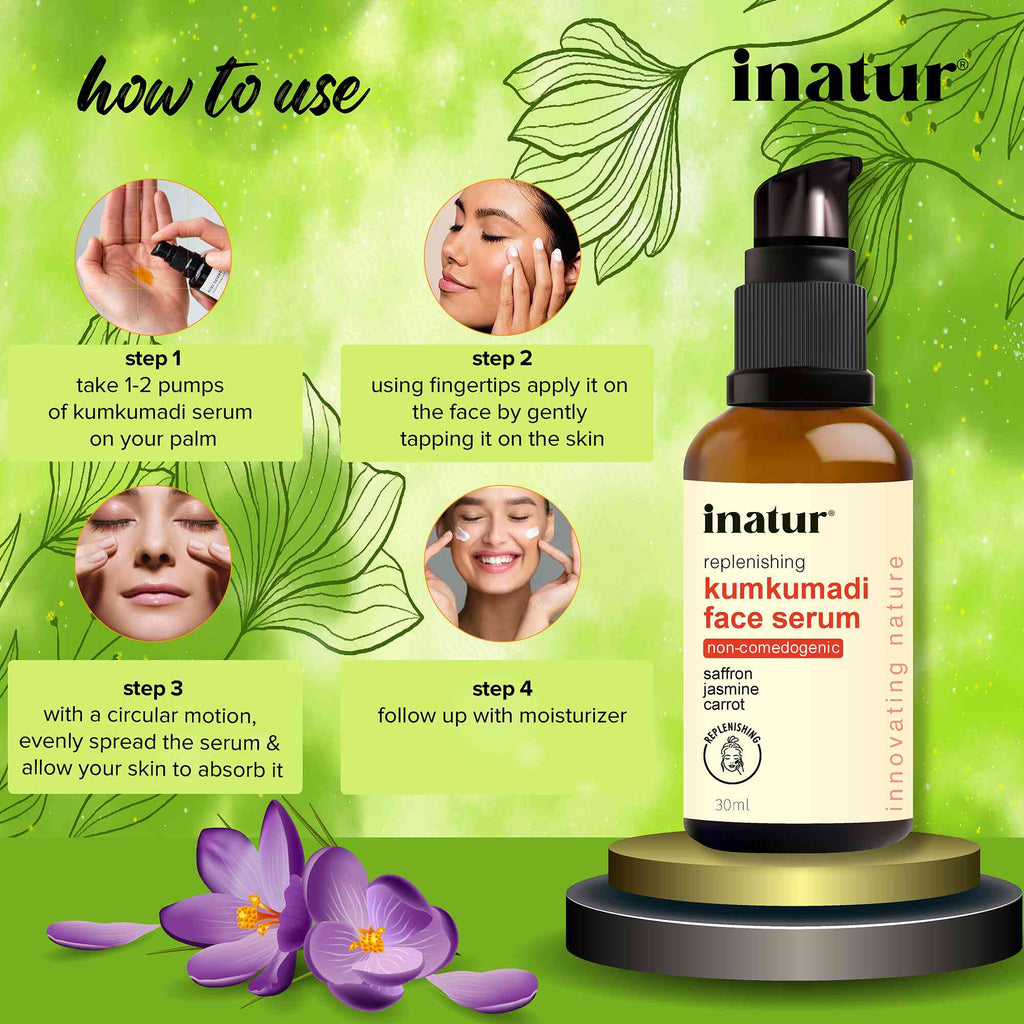 Inatur Kumkumadi Facial Serum | Grocsy