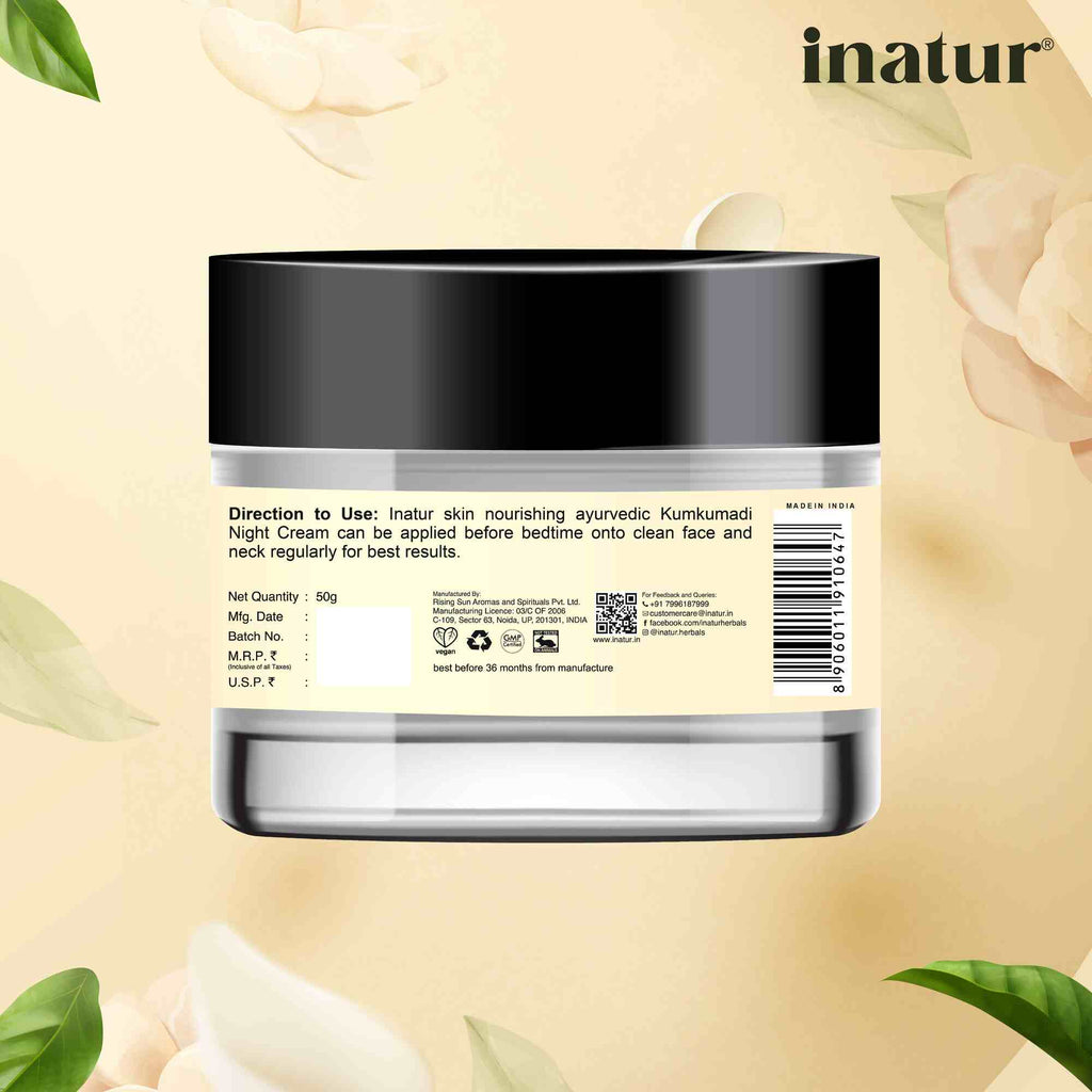 Inatur Kumkumadi Night Cream | Grocsy