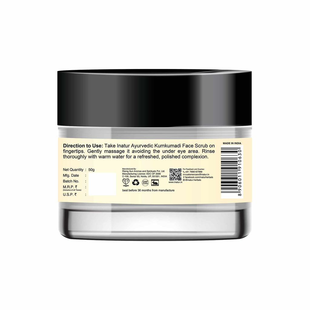 Inatur Kumkumadi Scrub | Grocsy