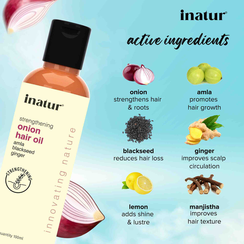 Inatur Onion Hair Oil | Grocsy