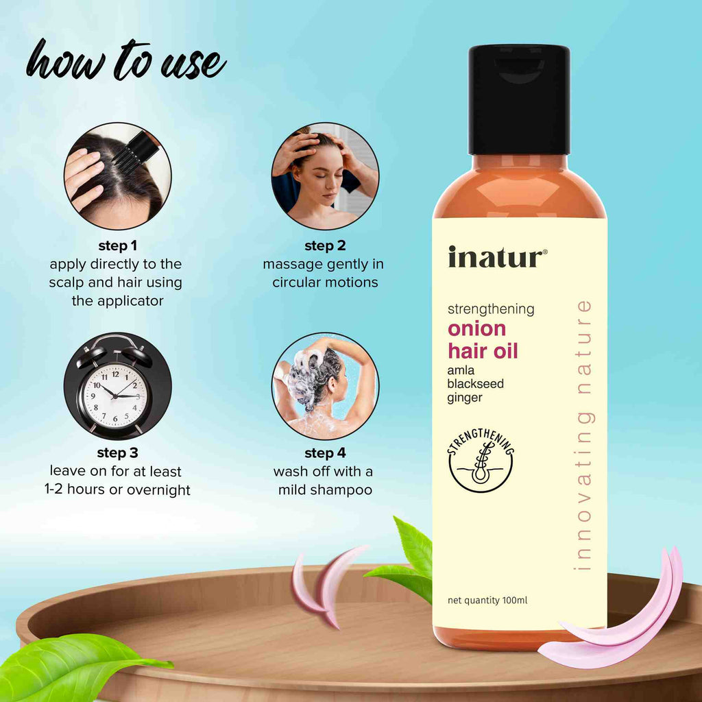 Inatur Onion Hair Oil | Grocsy