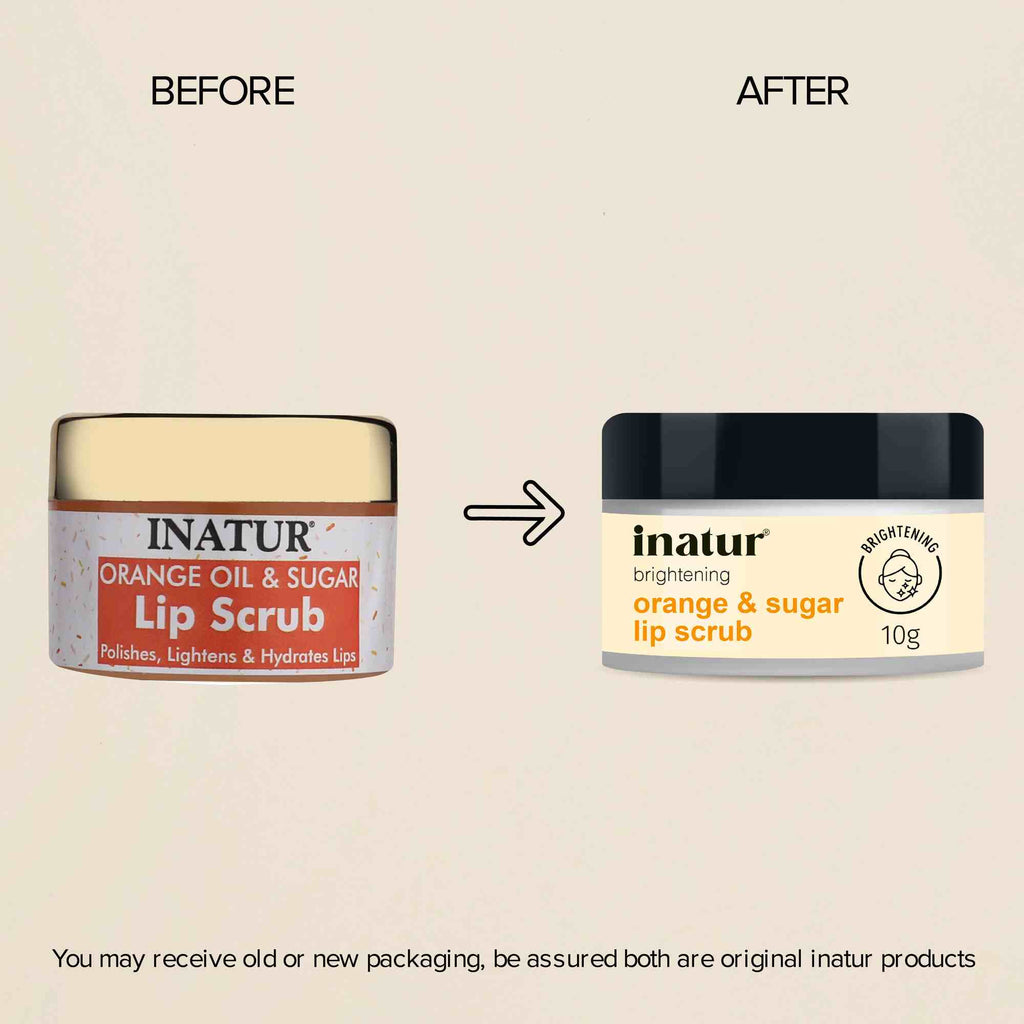 Inatur Orange & Sugar Lip Polish | Grocsy