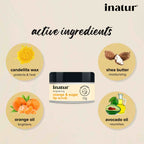 Inatur Orange & Sugar Lip Polish | Grocsy